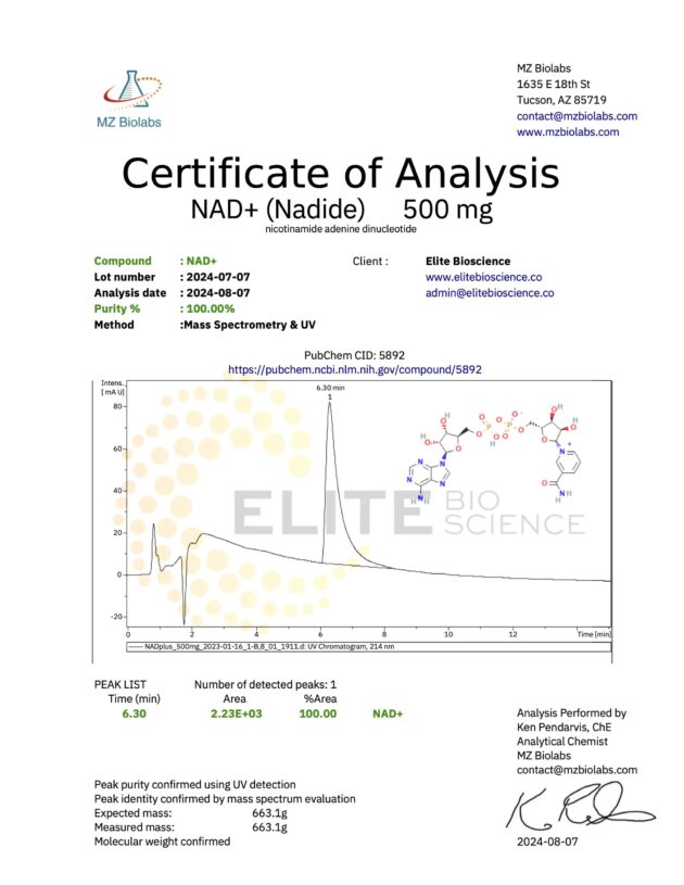 NAD+ (500mg) -  IV, IM, SubQ Therapy - Image 4