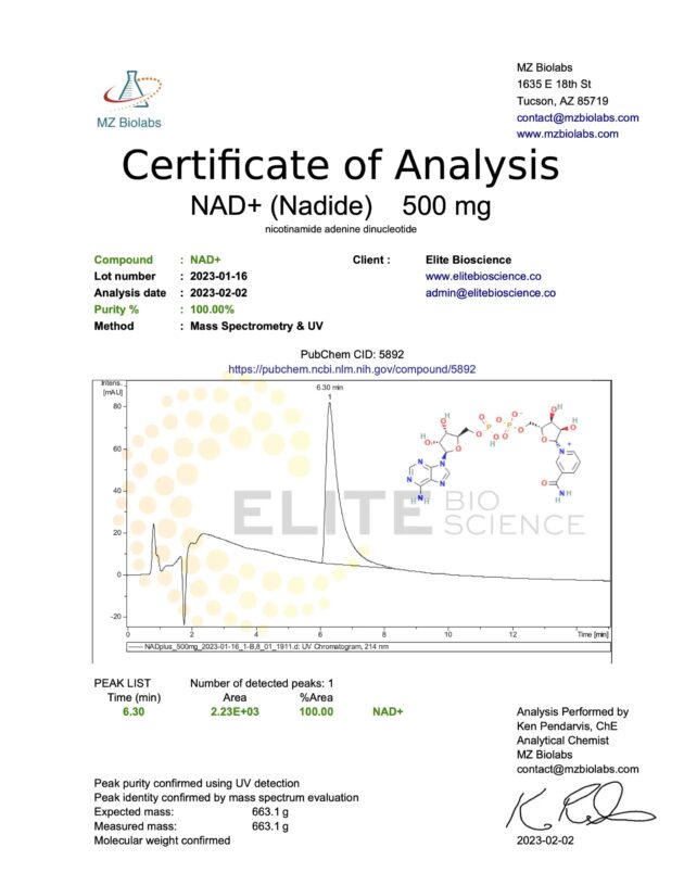 NAD+ (1000mg) - IV, IM, SubQ Therapy - Image 4