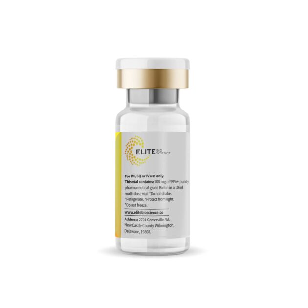 D-(+)Biotin (100mg) Vitamin B7 - IV, IM, SubQ Therapy - Image 2